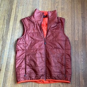 Mammut orange lightweight puffy vest